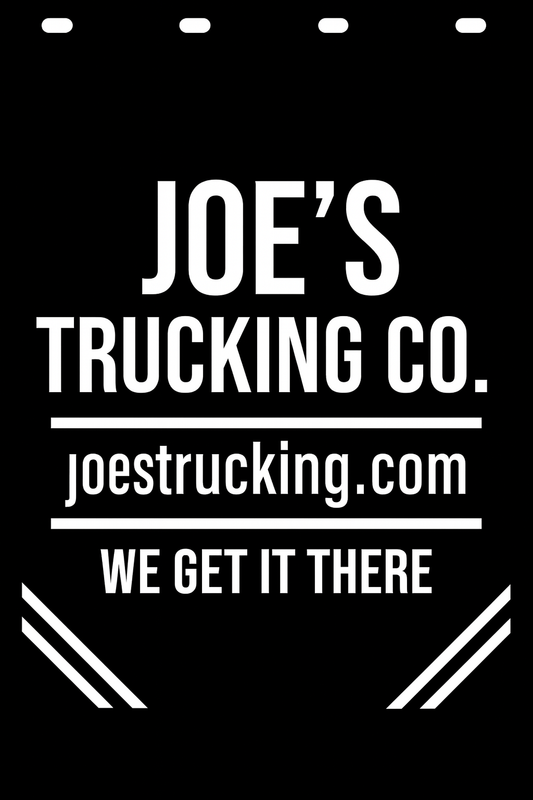 Custom Semi-Truck, Work Truck, Box Truck Mud Flap | Create Your Own Mud Flaps | Add Your Own Logo Or Text | Custom Mud Flap Template Designs v278