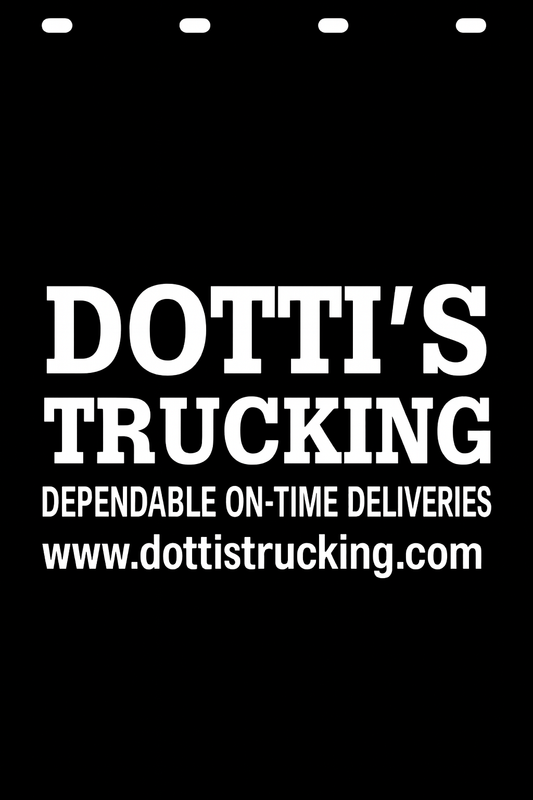 Custom Semi-Truck, Work Truck, Box Truck Mud Flap | Create Your Own Mud Flaps | Add Your Own Logo Or Text | Custom Mud Flap Template Designs v278