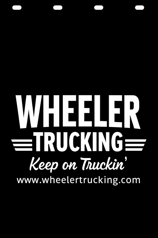 Custom Semi-Truck, Work Truck, Box Truck Mud Flap | Create Your Own Mud Flaps | Add Your Own Logo Or Text | Custom Mud Flap Template Designs v278