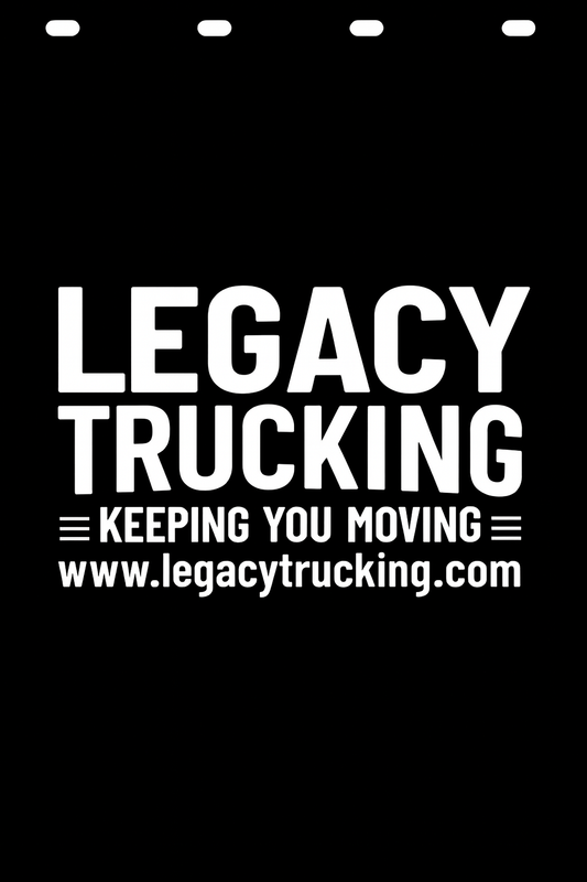 Custom Semi-Truck, Work Truck, Box Truck Mud Flap | Create Your Own Mud Flaps | Add Your Own Logo Or Text | Custom Mud Flap Template Designs v278