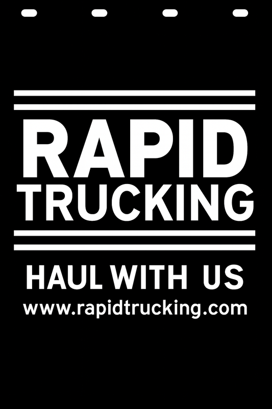 Custom Semi-Truck, Work Truck, Box Truck Mud Flap | Create Your Own Mud Flaps | Add Your Own Logo Or Text | Custom Mud Flap Template Designs v278
