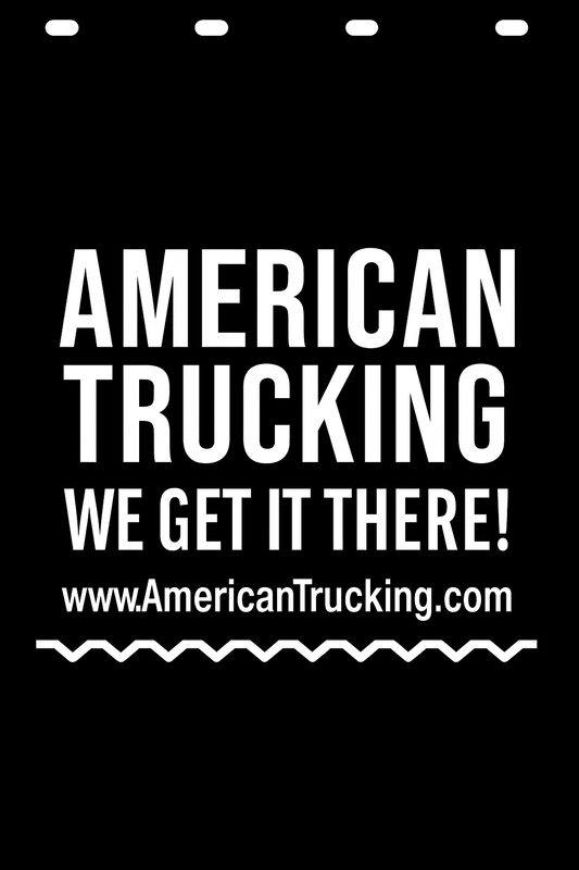 Custom Semi-Truck, Work Truck, Box Truck Mud Flap | Create Your Own Mud Flaps | Add Your Own Logo Or Text | Custom Mud Flap Template Designs v278