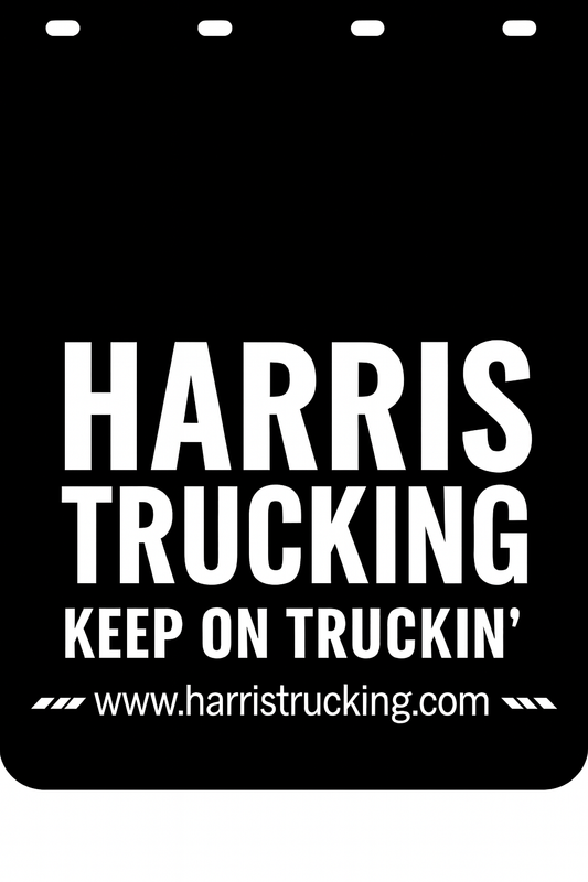 Custom Semi-Truck, Work Truck, Box Truck Mud Flap | Create Your Own Mud Flaps | Add Your Own Logo Or Text | Custom Mud Flap Template Designs v278