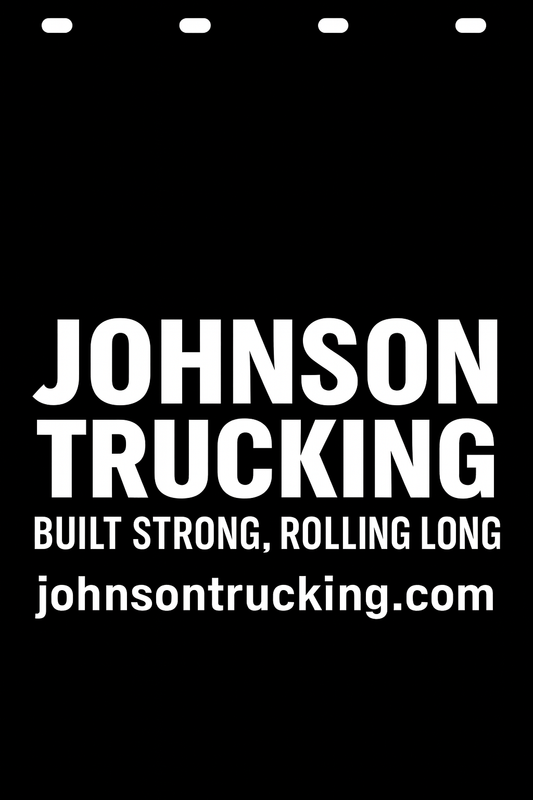Custom Semi-Truck, Work Truck, Box Truck Mud Flap | Create Your Own Mud Flaps | Add Your Own Logo Or Text | Custom Mud Flap Template Designs v278