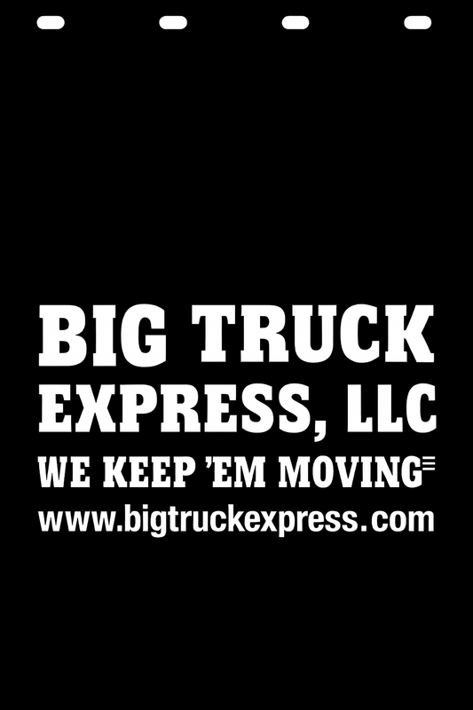 Custom Semi-Truck, Work Truck, Box Truck Mud Flap | Create Your Own Mud Flaps | Add Your Own Logo Or Text | Custom Mud Flap Template Designs v278