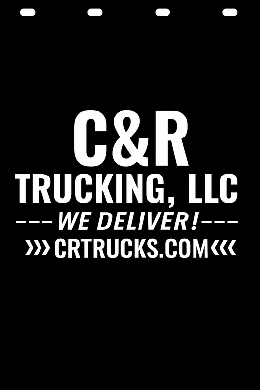 Custom Semi-Truck, Work Truck, Box Truck Mud Flap | Create Your Own Mud Flaps | Add Your Own Logo Or Text | Custom Mud Flap Template Designs v278