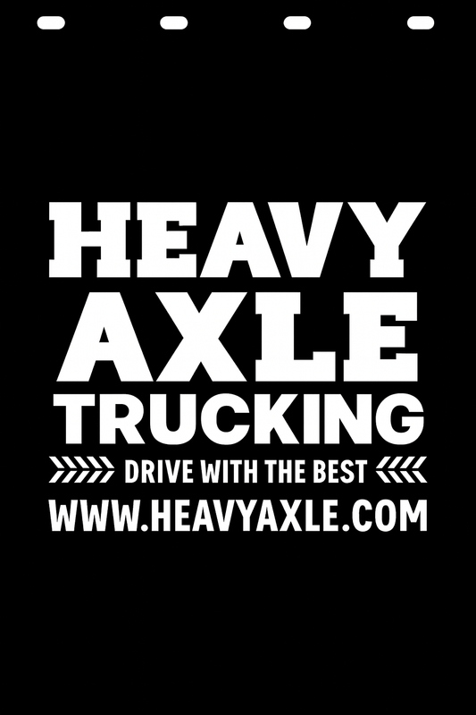 Custom Semi-Truck, Work Truck, Box Truck Mud Flap | Create Your Own Mud Flaps | Add Your Own Logo Or Text | Custom Mud Flap Template Designs v278