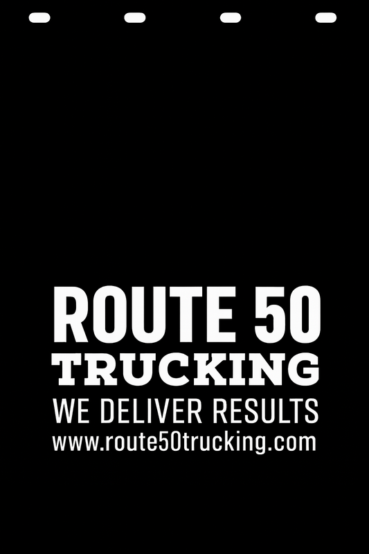 Custom Semi-Truck, Work Truck, Box Truck Mud Flap | Create Your Own Mud Flaps | Add Your Own Logo Or Text | Custom Mud Flap Template Designs v278