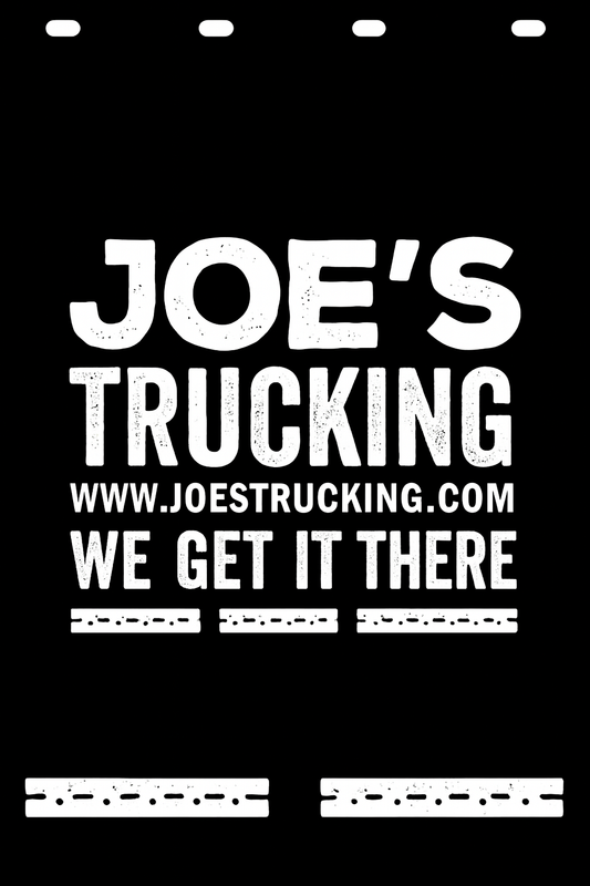 Custom Semi-Truck, Work Truck, Box Truck Mud Flap | Create Your Own Mud Flaps | Add Your Own Logo Or Text | Custom Mud Flap Template Designs v278
