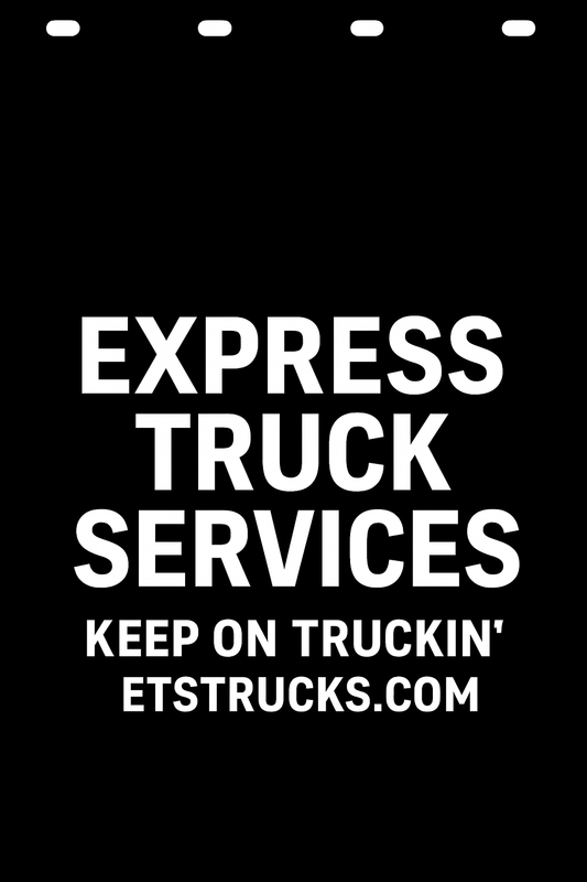 Custom Semi-Truck, Work Truck, Box Truck Mud Flap | Create Your Own Mud Flaps | Add Your Own Logo Or Text | Custom Mud Flap Template Designs v278