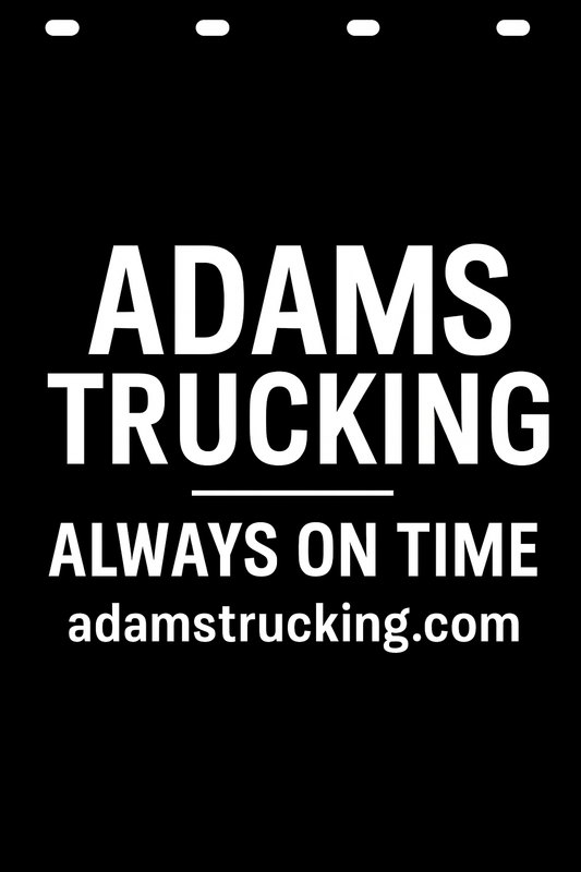 Custom Semi-Truck, Work Truck, Box Truck Mud Flap | Create Your Own Mud Flaps | Add Your Own Logo Or Text | Custom Mud Flap Template Designs v278
