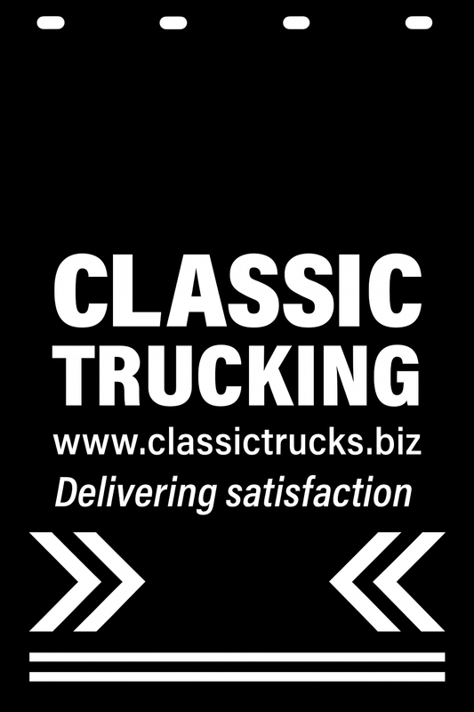 Custom Semi-Truck, Work Truck, Box Truck Mud Flap | Create Your Own Mud Flaps | Add Your Own Logo Or Text | Custom Mud Flap Template Designs v278