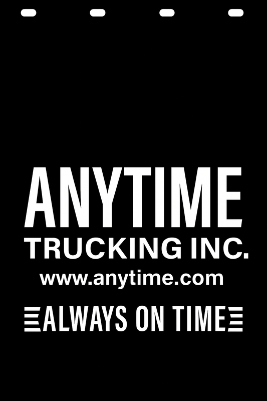 Custom Semi-Truck, Work Truck, Box Truck Mud Flap | Create Your Own Mud Flaps | Add Your Own Logo Or Text | Custom Mud Flap Template Designs v278