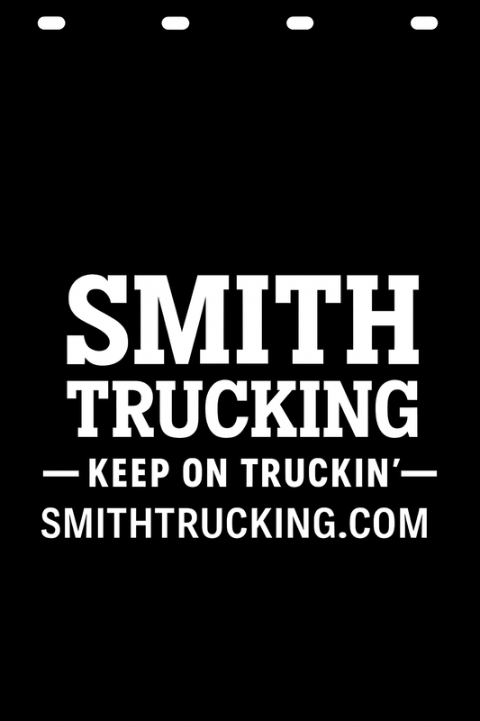 Custom Semi-Truck, Work Truck, Box Truck Mud Flap | Create Your Own Mud Flaps | Add Your Own Logo Or Text | Custom Mud Flap Template Designs v278