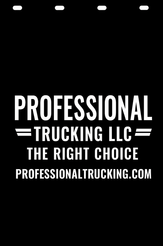Custom Semi-Truck, Work Truck, Box Truck Mud Flap | Create Your Own Mud Flaps | Add Your Own Logo Or Text | Custom Mud Flap Template Designs v278