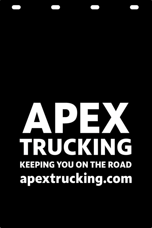 Custom Semi-Truck, Work Truck, Box Truck Mud Flap | Create Your Own Mud Flaps | Add Your Own Logo Or Text | Custom Mud Flap Template Designs v278
