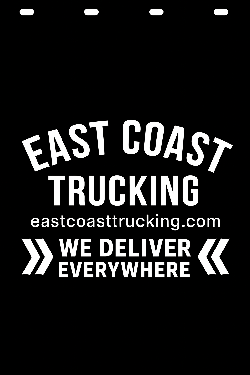 Custom Semi-Truck, Work Truck, Box Truck Mud Flap | Create Your Own Mud Flaps | Add Your Own Logo Or Text | Custom Mud Flap Template Designs v278