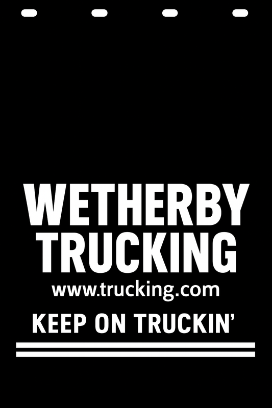 Custom Semi-Truck, Work Truck, Box Truck Mud Flap | Create Your Own Mud Flaps | Add Your Own Logo Or Text | Custom Mud Flap Template Designs v278