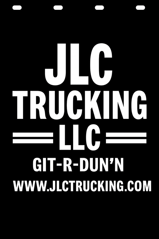 Custom Semi-Truck, Work Truck, Box Truck Mud Flap | Create Your Own Mud Flaps | Add Your Own Logo Or Text | Custom Mud Flap Template Designs v278