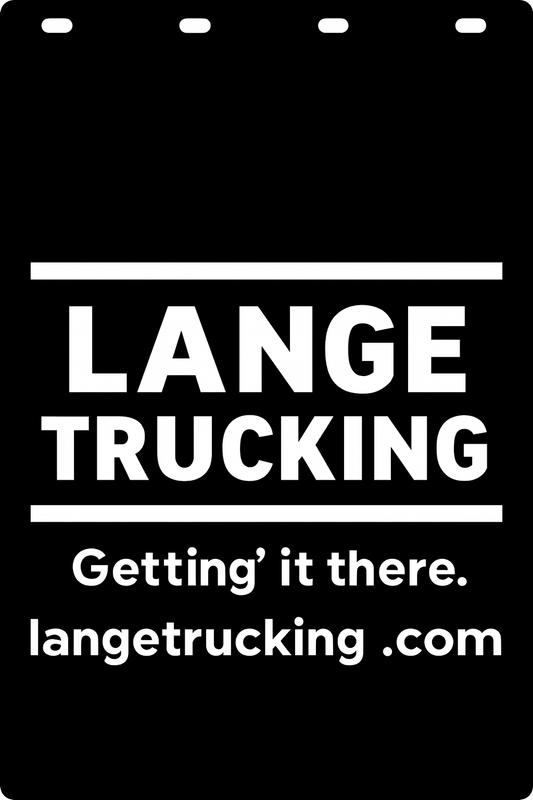 Custom Semi-Truck, Work Truck, Box Truck Mud Flap | Create Your Own Mud Flaps | Add Your Own Logo Or Text | Custom Mud Flap Template Designs v278
