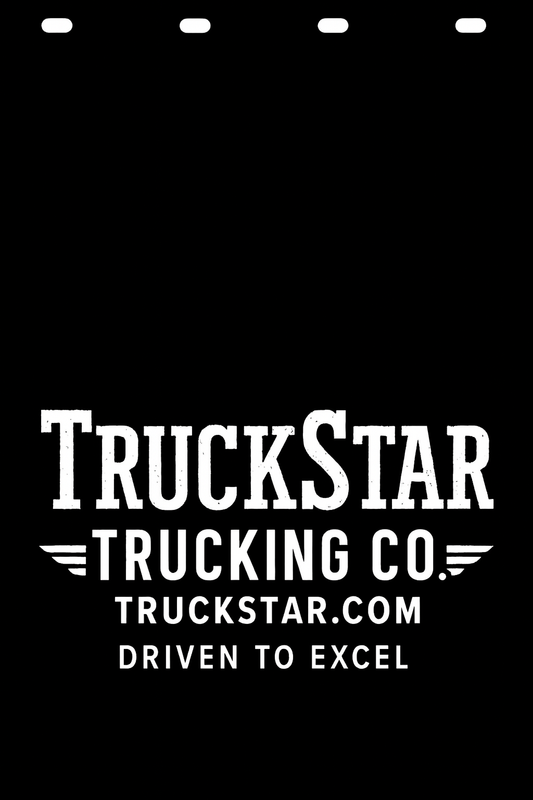 Custom Semi-Truck, Work Truck, Box Truck Mud Flap | Create Your Own Mud Flaps | Add Your Own Logo Or Text | Custom Mud Flap Template Designs v278