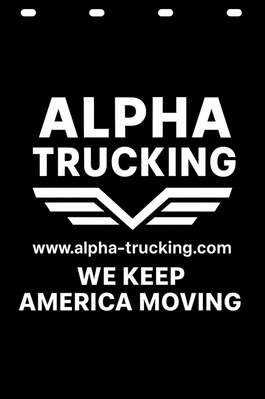 Custom Semi-Truck, Work Truck, Box Truck Mud Flap | Create Your Own Mud Flaps | Add Your Own Logo Or Text | Custom Mud Flap Template Designs v278