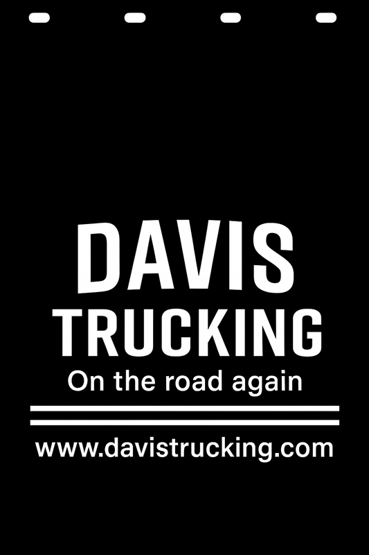 Custom Semi-Truck, Work Truck, Box Truck Mud Flap | Create Your Own Mud Flaps | Add Your Own Logo Or Text | Custom Mud Flap Template Designs v278