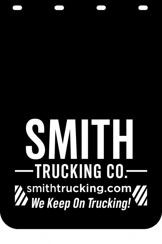 Custom Semi-Truck, Work Truck, Box Truck Mud Flap | Create Your Own Mud Flaps | Add Your Own Logo Or Text | Custom Mud Flap Template Designs v278