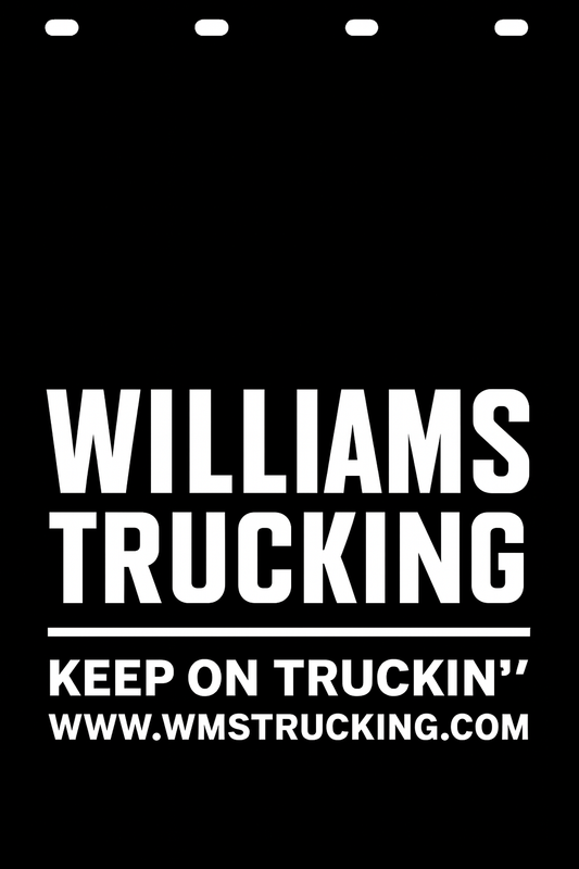 Custom Semi-Truck, Work Truck, Box Truck Mud Flap | Create Your Own Mud Flaps | Add Your Own Logo Or Text | Custom Mud Flap Template Designs v278