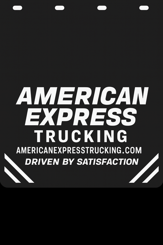 Custom Semi-Truck, Work Truck, Box Truck Mud Flap | Create Your Own Mud Flaps | Add Your Own Logo Or Text | Custom Mud Flap Template Designs v278