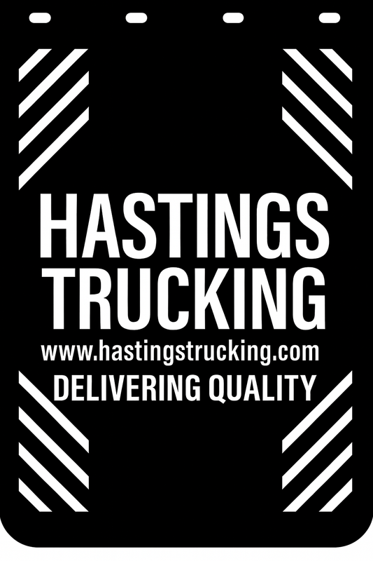 Custom Semi-Truck, Work Truck, Box Truck Mud Flap | Create Your Own Mud Flaps | Add Your Own Logo Or Text | Custom Mud Flap Template Designs v278
