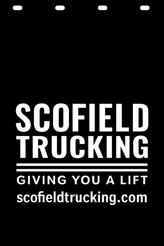 Custom Semi-Truck, Work Truck, Box Truck Mud Flap | Create Your Own Mud Flaps | Add Your Own Logo Or Text | Custom Mud Flap Template Designs v278