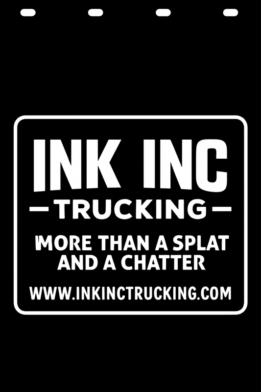 Custom Semi-Truck, Work Truck, Box Truck Mud Flap | Create Your Own Mud Flaps | Add Your Own Logo Or Text | Custom Mud Flap Template Designs v278