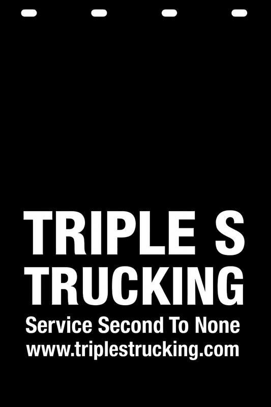Custom Semi-Truck, Work Truck, Box Truck Mud Flap | Create Your Own Mud Flaps | Add Your Own Logo Or Text | Custom Mud Flap Template Designs v278