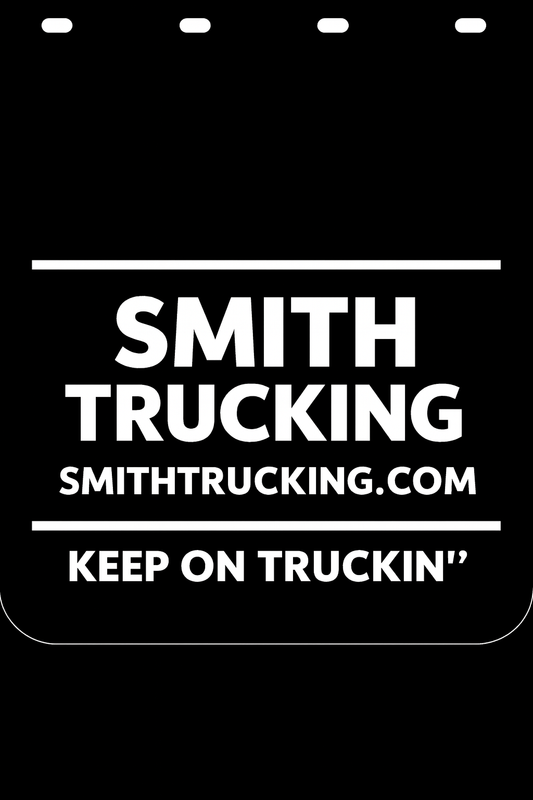 Custom Semi-Truck, Work Truck, Box Truck Mud Flap | Create Your Own Mud Flaps | Add Your Own Logo Or Text | Custom Mud Flap Template Designs v278