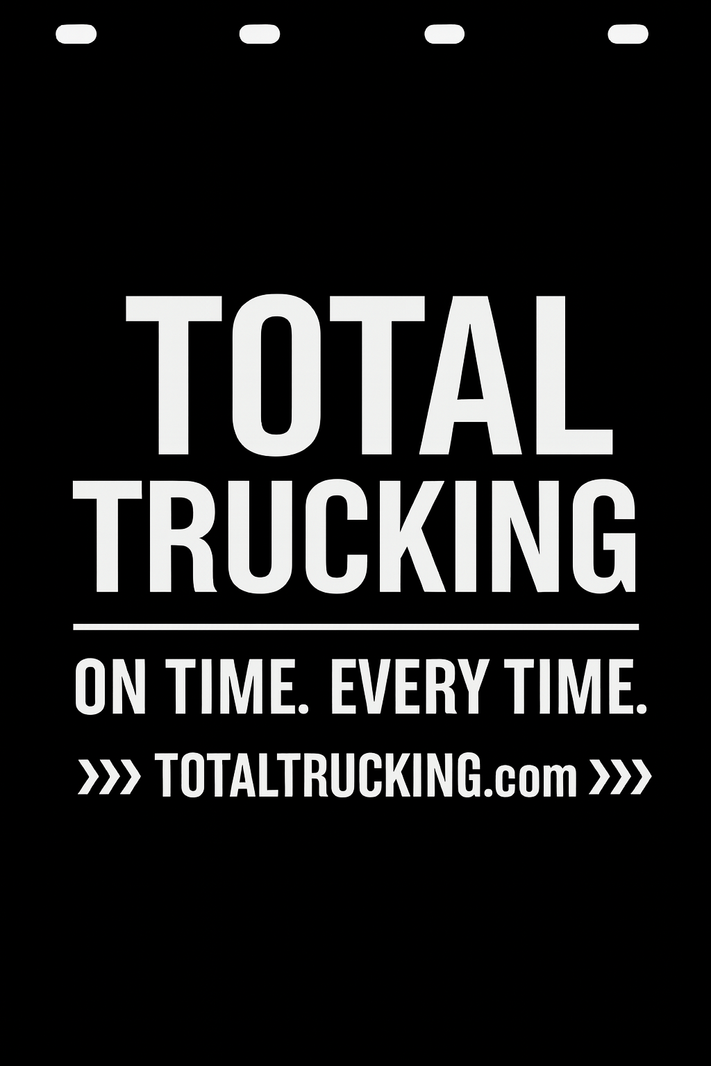 Custom Semi-Truck, Work Truck, Box Truck Mud Flap | Create Your Own Mud Flaps | Add Your Own Logo Or Text | Custom Mud Flap Template Designs v278