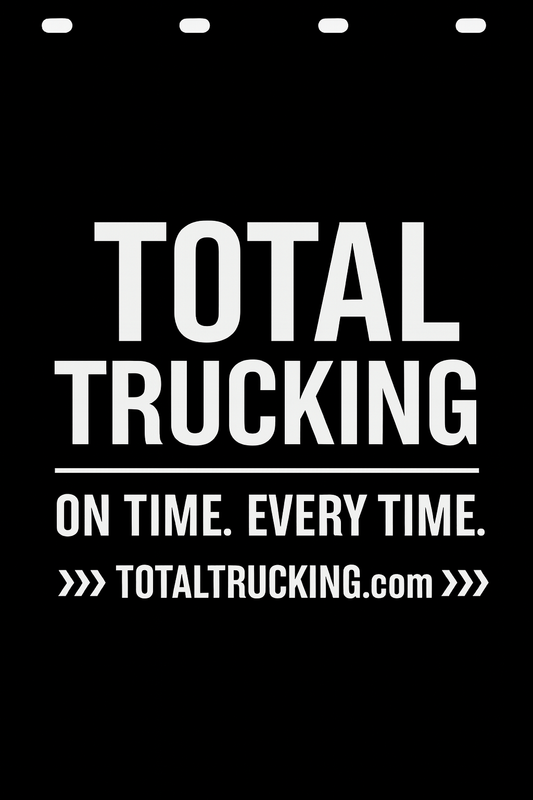 Custom Semi-Truck, Work Truck, Box Truck Mud Flap | Create Your Own Mud Flaps | Add Your Own Logo Or Text | Custom Mud Flap Template Designs v278