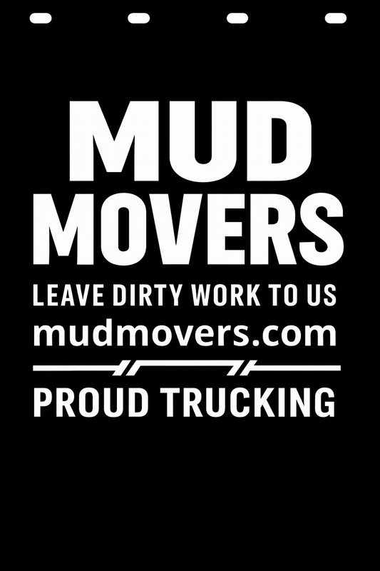 Custom Semi-Truck, Work Truck, Box Truck Mud Flap | Create Your Own Mud Flaps | Add Your Own Logo Or Text | Custom Mud Flap Template Designs v278