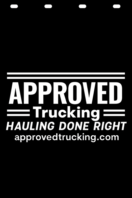 Custom Semi-Truck, Work Truck, Box Truck Mud Flap | Create Your Own Mud Flaps | Add Your Own Logo Or Text | Custom Mud Flap Template Designs v278