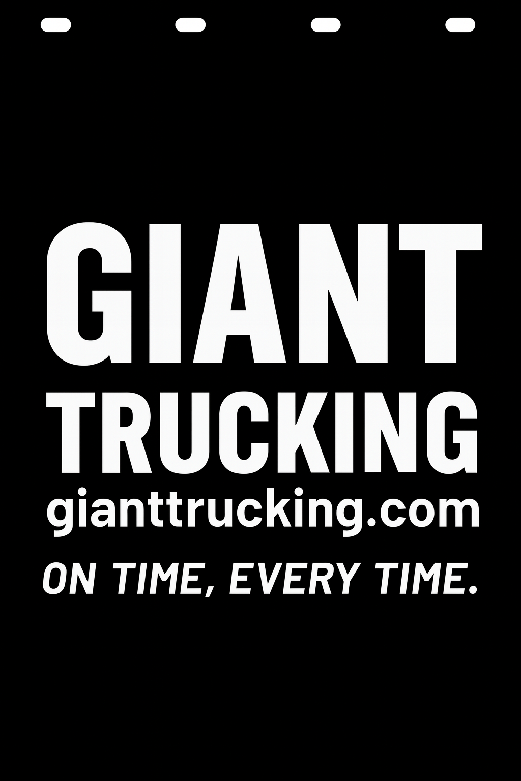 Custom Semi-Truck, Work Truck, Box Truck Mud Flap | Create Your Own Mud Flaps | Add Your Own Logo Or Text | Custom Mud Flap Template Designs v278