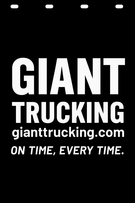 Custom Semi-Truck, Work Truck, Box Truck Mud Flap | Create Your Own Mud Flaps | Add Your Own Logo Or Text | Custom Mud Flap Template Designs v278