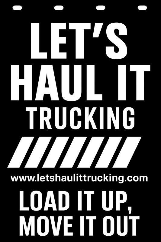 Custom Semi-Truck, Work Truck, Box Truck Mud Flap | Create Your Own Mud Flaps | Add Your Own Logo Or Text | Custom Mud Flap Template Designs v278