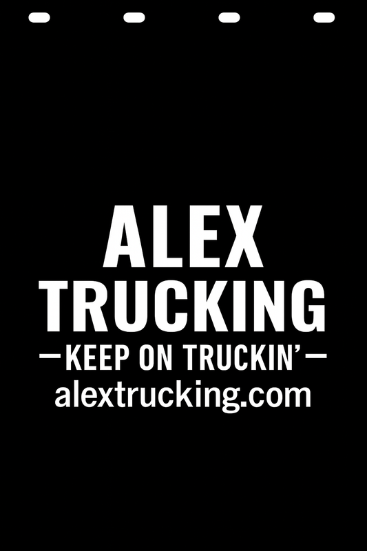 Custom Semi-Truck, Work Truck, Box Truck Mud Flap | Create Your Own Mud Flaps | Add Your Own Logo Or Text | Custom Mud Flap Template Designs v278