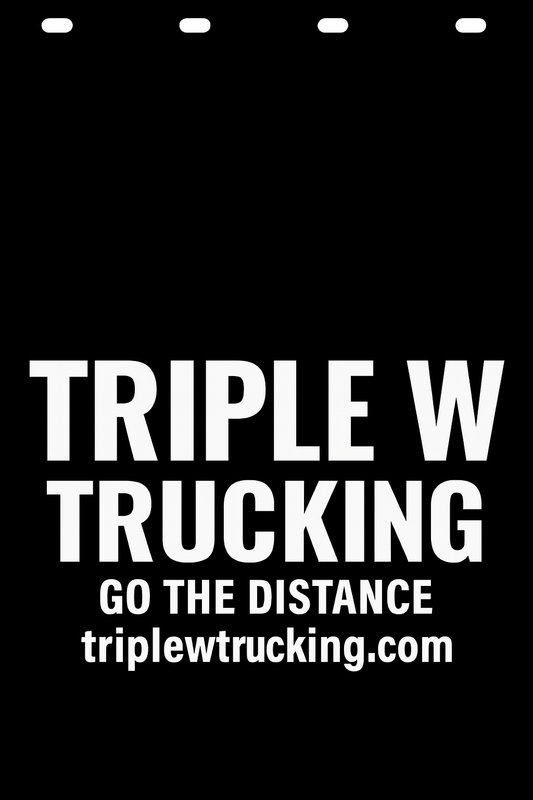 Custom Semi-Truck, Work Truck, Box Truck Mud Flap | Create Your Own Mud Flaps | Add Your Own Logo Or Text | Custom Mud Flap Template Designs v278