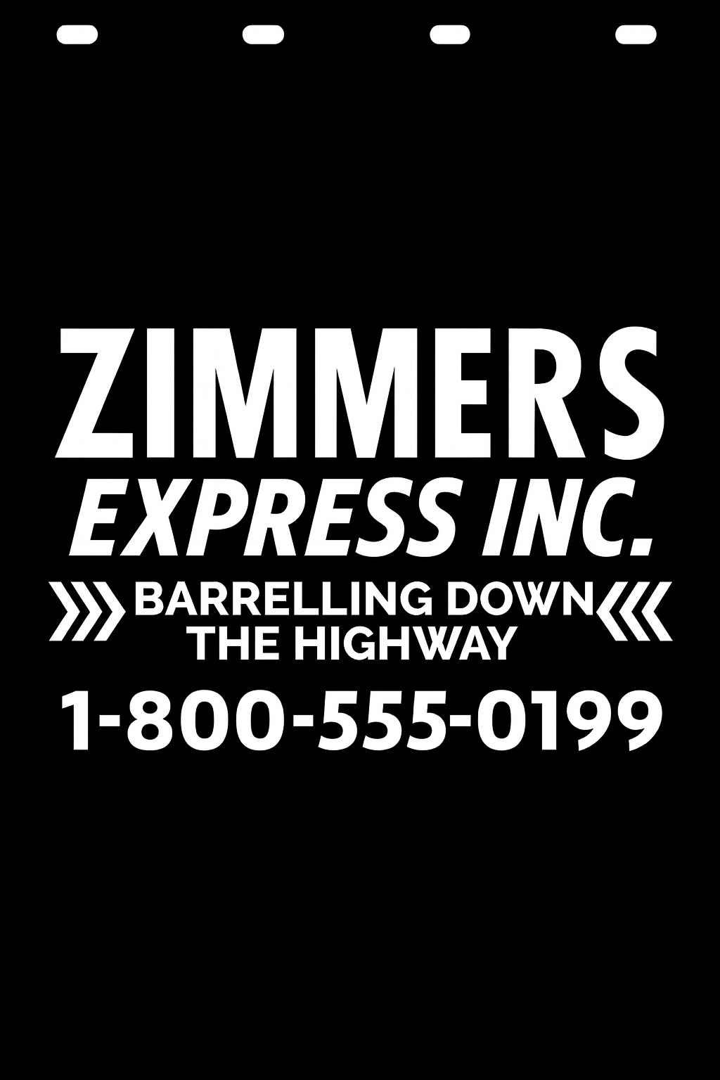 Custom Semi-Truck, Work Truck, Box Truck Mud Flap | Create Your Own Mud Flaps | Add Your Own Logo Or Text | Custom Mud Flap Template Designs v278