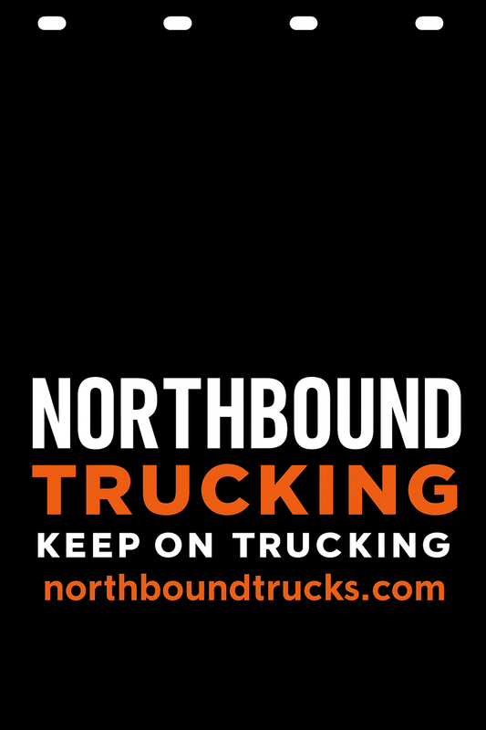 Custom Two-Color Semi-Truck, Work Truck, Box Truck Mud Flap | Create Your Own Mud Flaps | Add Your Own Logo Or Text | Custom Mud Flap Template Designs v278