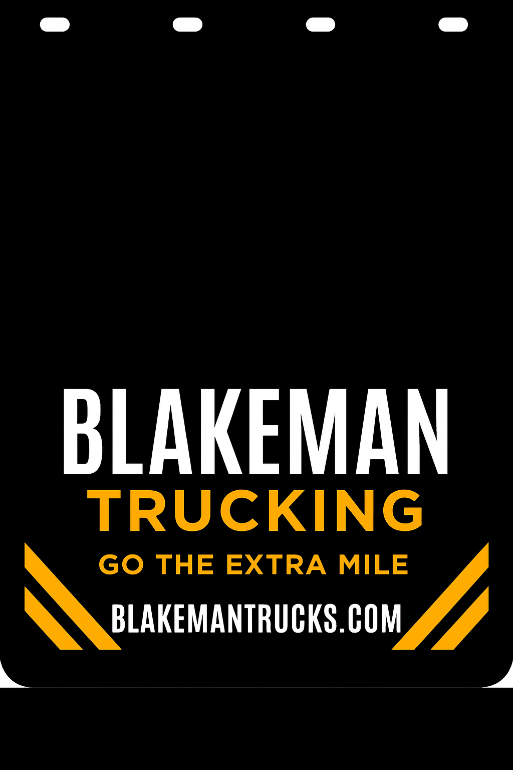 Custom Two-Color Semi-Truck, Work Truck, Box Truck Mud Flap | Create Your Own Mud Flaps | Add Your Own Logo Or Text | Custom Mud Flap Template Designs v278