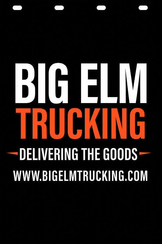 Custom Two-Color Semi-Truck, Work Truck, Box Truck Mud Flap | Create Your Own Mud Flaps | Add Your Own Logo Or Text | Custom Mud Flap Template Designs v278