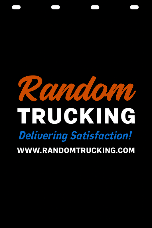 Custom Two-Color Semi-Truck, Work Truck, Box Truck Mud Flap | Create Your Own Mud Flaps | Add Your Own Logo Or Text | Custom Mud Flap Template Designs v278