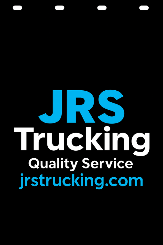 Custom Two-Color Semi-Truck, Work Truck, Box Truck Mud Flap | Create Your Own Mud Flaps | Add Your Own Logo Or Text | Custom Mud Flap Template Designs v278